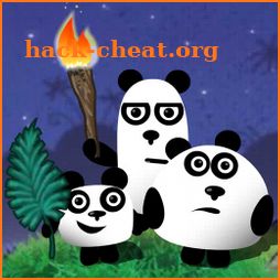 3 Pandas Night  : Adventure Puzzle Game icon