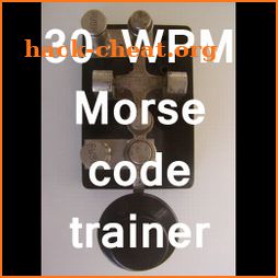 30 WPM CW Morse code trainer icon