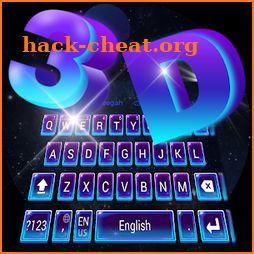 3D Black Keyboard Theme icon