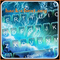 3D Blue Ocean Keyboard Theme icon