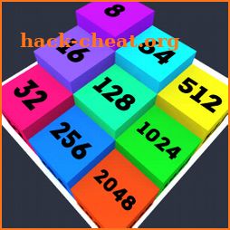 3D Chain Cube 2048 : Cube Merge Puzzle Game icon