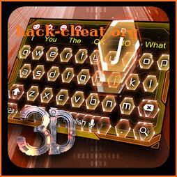 3D Cool Industrial-Style Keyboard icon