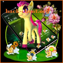 3D Cute Baby Pony theme icon