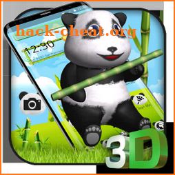 3D Cute Love Panda Theme icon