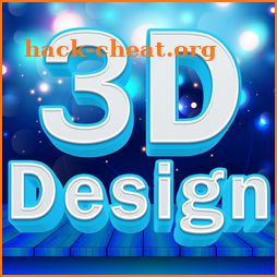 3D Design Art - Text Logo Maker icon