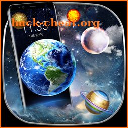 3D Earth Space Lockscreen Theme icon