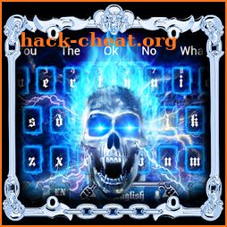 3D Fire Death Skull Keyboard Theme icon
