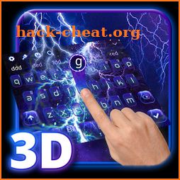 3D Flash Electric Keyboard Theme icon