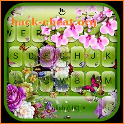 3D Flower Garden Keyboard Theme icon