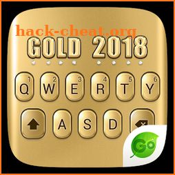 3D Gold 2018 GO Keyboard Theme icon