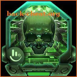 3D Green Skull Keyboard Theme icon