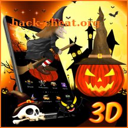 3D Halloween Night Pumpkin Launcher Theme 🎃 icon