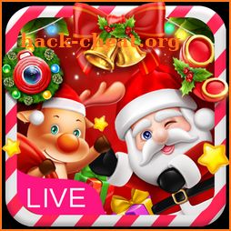 3D Happy Christmas Santa Theme icon