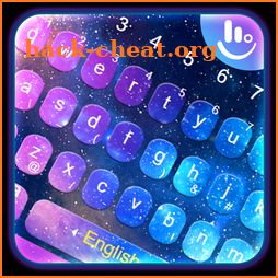 3D Hologram Galaxy Keyboard Theme icon