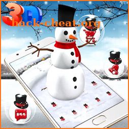 3D Ice Snowman Theme ☃️ icon