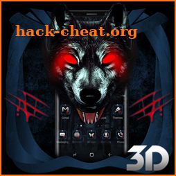 3D Ice Wolf Launcher Theme icon