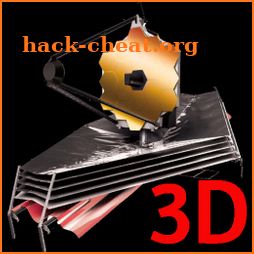 3D James Webb Telescope icon