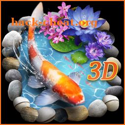 3D Koi Fish Theme & Lively 3D Ripple Effect icon