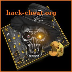 3D Live Gold Skull Keyboard Theme icon