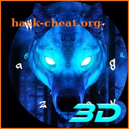 3D Live Ice Wolf Keyboard Theme icon