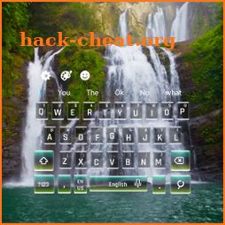 3D Live Natural Waterfall Keyboard Theme icon