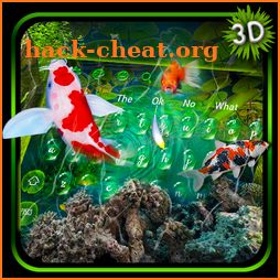 3D Lively Koi Fish Keyboard Theme icon