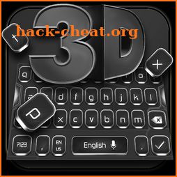 3D Matte Black Business Keyboard Theme icon