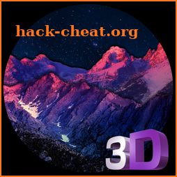 3D Mountain Galaxy Lock Theme icon