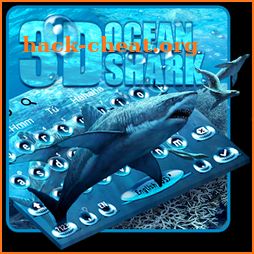 3D Ocean Shark Keyboard Theme icon
