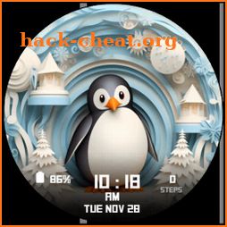 3D Penguin icon