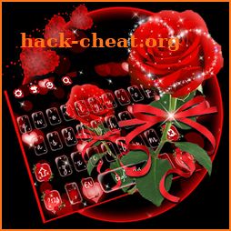 3D Red Roses Love Keyboard icon