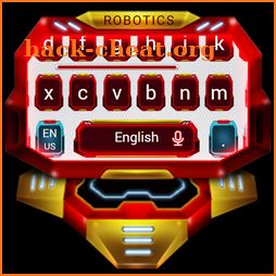 3D Red Technology Robotics Keyboard Theme icon