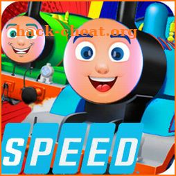 3D Thoams the train :Speed tomas-crazy train icon