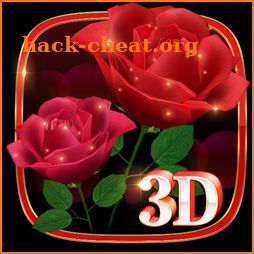 3D True Love Red Rose Theme icon
