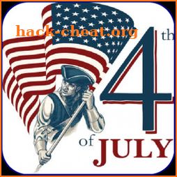 4 July Independence Day icon