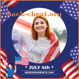 4th July Photo Frame : USA Independence Day 2021 icon