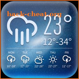 6 day weather forecast&widget 🌧🌧 icon