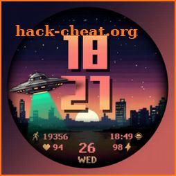 [69D] ARCADE UFO watch face icon