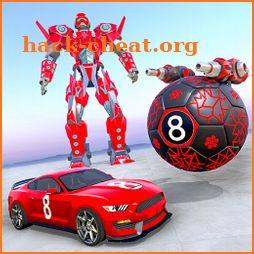 8 Ball Robot Car: Flying Car Transform icon
