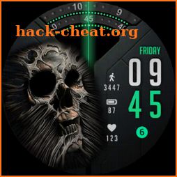 A 3D Skull Watch Face icon