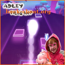 A for Adley Dancing Tiles Hop Music icon