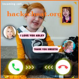 A for Adley Fake Call Video Learning & Fun icon