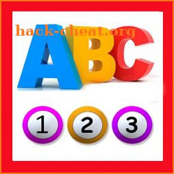 ABC and 123 learn & play game icon