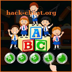 ABC kids learning game 2D icon
