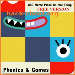 ABC phonics names places animals things and games icon