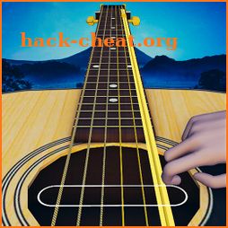 Acoustic electric guitar game icon