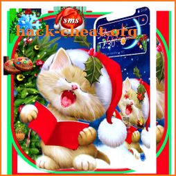 Adorable Christmas Cat Theme icon