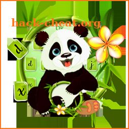 Adorable Cute Panda keyboard theme icon