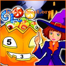 Adult Halloween Color By Number Book Free Relaxing icon