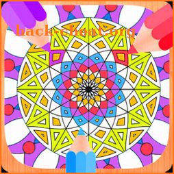 Adults Coloring Book - Mandala and Doodle icon